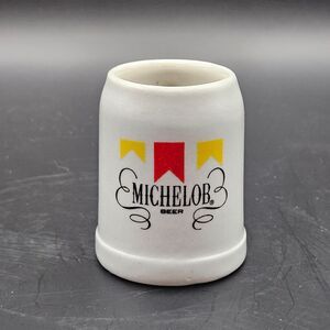 MICHELOB Miniature Stein Mini Beer Mug Bar Decor Vintage Ceramarte Brazil